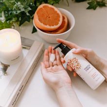 Load image into Gallery viewer, Grapefruit Jasmine Moisturizing Hand Soap and Lotion Set
