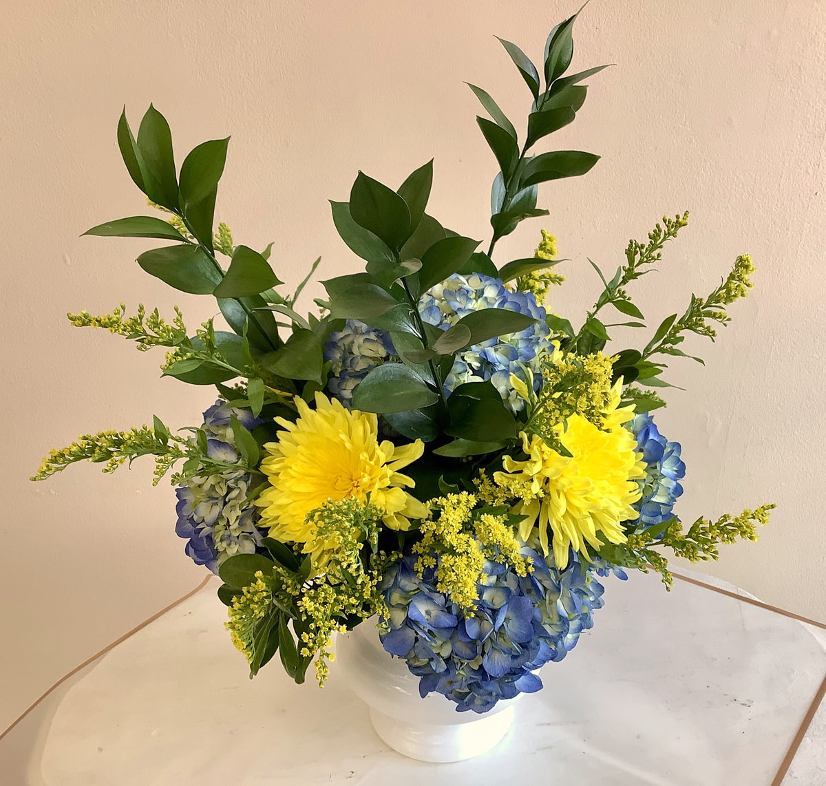 Blue and Yellow Royal Flowers and Gallery