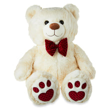 Load image into Gallery viewer, Valentine&#39;s Day Velvet Cream Bear Plush Toy
