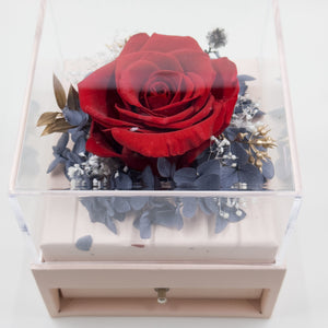 Preserved Rose Jewelry Box