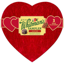 Załaduj obraz do przeglądarki galerii, WHITMAN&#39;S SAMPLER Valentine&#39;s Day Red Velvet Heart Assorted Milk &amp; Dark Chocolate Gift Box, 20.29 oz. ( 41 Pieces)
