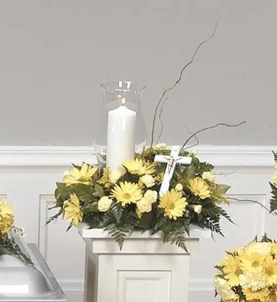 Candle Pedestal Arrangement CTT41-12