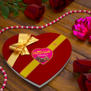 HERSHEY'S, POT OF GOLD Truffles Collection Assorted Milk and Dark Chocolate, Valentine's Day, 22.7 oz, Gift Box (65 Pieces)