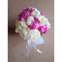 Spotted Pink Peony Bouquet