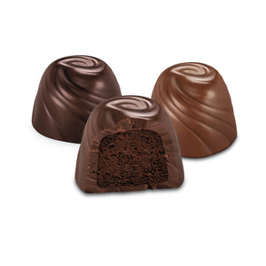 HERSHEY'S, POT OF GOLD Truffles Collection Assorted Milk and Dark Chocolate, Valentine's Day, 22.7 oz, Gift Box (65 Pieces)